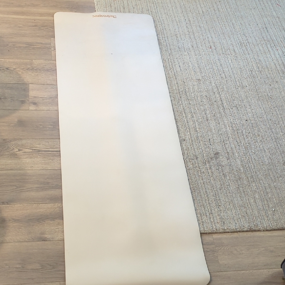 Retrospec Laguna Cream Yoga Mat 5mm